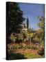 Garden in Sainte-Adresse-Claude Monet-Stretched Canvas