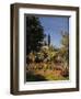 Garden in Sainte-Adresse-Claude Monet-Framed Giclee Print