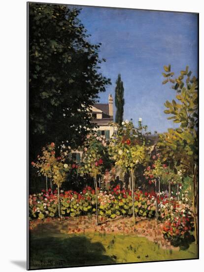 Garden in Sainte-Adresse-Claude Monet-Mounted Giclee Print