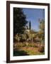 Garden in Sainte-Adresse-Claude Monet-Framed Giclee Print