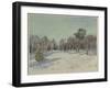 Garden in Snow, 1880S-Isaak Ilyich Levitan-Framed Giclee Print