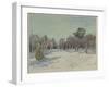 Garden in Snow, 1880S-Isaak Ilyich Levitan-Framed Giclee Print