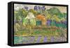Garden in Soest-Christian Rohlfs-Framed Stretched Canvas