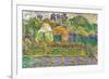 Garden in Soest-Christian Rohlfs-Framed Giclee Print