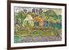 Garden in Soest-Christian Rohlfs-Framed Giclee Print