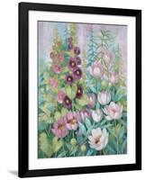 Garden in Spring 1-Vera Hills-Framed Art Print