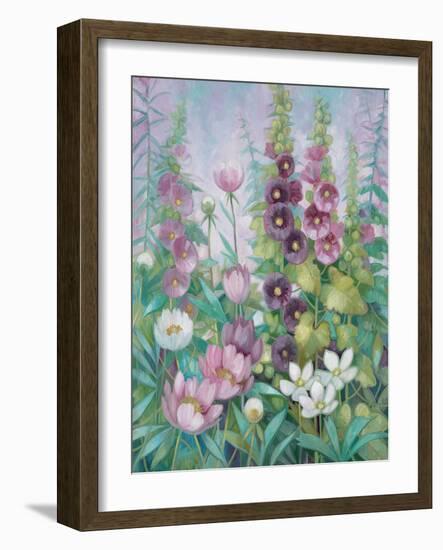 Garden in Spring 2-Vera Hills-Framed Art Print