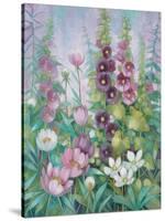 Garden in Spring 2-Vera Hills-Stretched Canvas