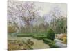 Garden in spring-Paul Reiffenstein-Stretched Canvas