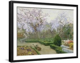 Garden in spring-Paul Reiffenstein-Framed Giclee Print