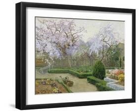 Garden in spring-Paul Reiffenstein-Framed Giclee Print
