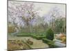 Garden in spring-Paul Reiffenstein-Mounted Giclee Print