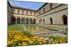 Garden in the Ducal Courtyard, Sforzesco Castle (Castello Sforzesco), Milan, Lombardy, Italy-Peter Richardson-Mounted Photographic Print