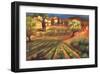 Garden in Vinci-Per Mattin-Framed Art Print