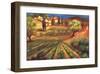 Garden in Vinci-Per Mattin-Framed Art Print