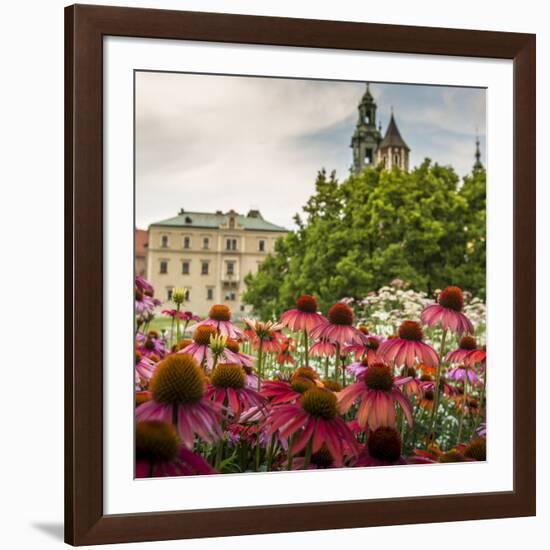 Garden in Wawel Castle, Cracow, Poland-Curioso Travel Photography-Framed Photographic Print