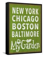 Garden Itinerary-Margaret Wilson-Framed Stretched Canvas