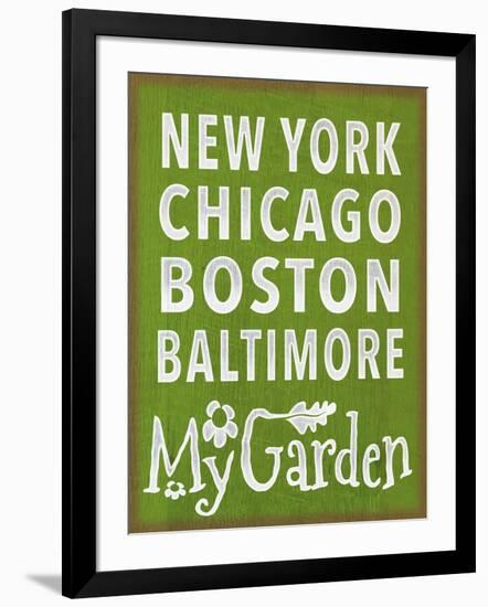 Garden Itinerary-Margaret Wilson-Framed Giclee Print