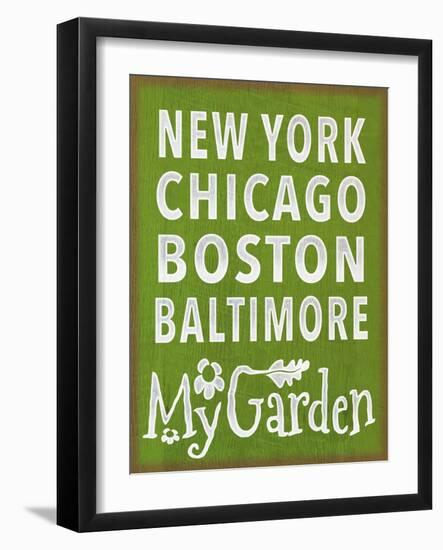 Garden Itinerary-Margaret Wilson-Framed Giclee Print