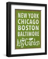 Garden Itinerary-Margaret Wilson-Framed Giclee Print