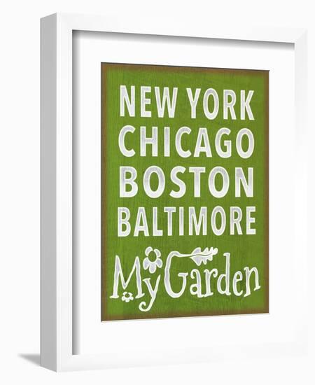 Garden Itinerary-Margaret Wilson-Framed Giclee Print