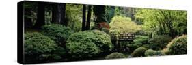 Garden, Japanese Garden, Washington Park, Portland, Oregon-null-Stretched Canvas