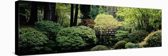 Garden, Japanese Garden, Washington Park, Portland, Oregon-null-Stretched Canvas