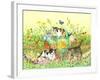 Garden Kittens-Wendy Edelson-Framed Giclee Print