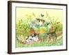 Garden Kittens-Wendy Edelson-Framed Giclee Print