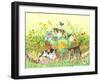 Garden Kittens-Wendy Edelson-Framed Giclee Print