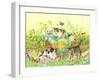 Garden Kittens-Wendy Edelson-Framed Giclee Print