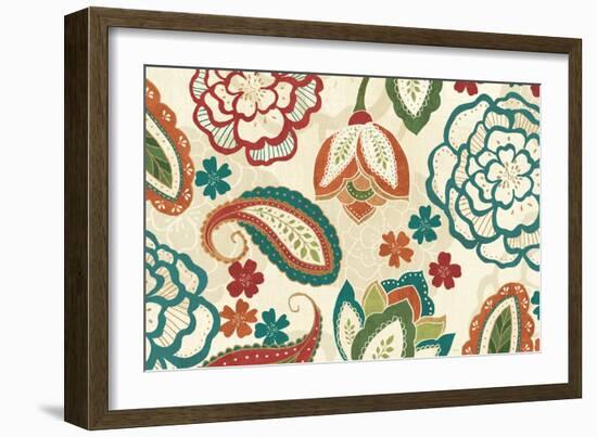 Garden Lace Spice I-Veronique Charron-Framed Art Print