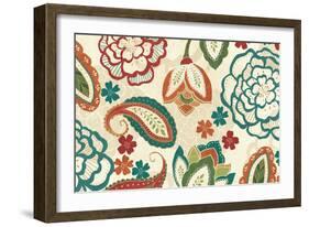 Garden Lace Spice I-Veronique Charron-Framed Art Print