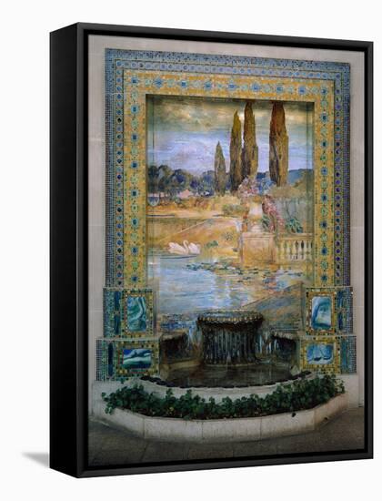 Garden Landscape, c.1905?15-Louis Comfort Tiffany-Framed Stretched Canvas