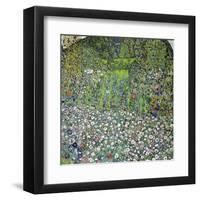 Garden Landscape with Hilltop-Gustav Klimt-Framed Giclee Print