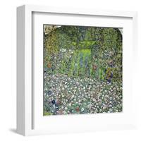 Garden Landscape with Hilltop-Gustav Klimt-Framed Giclee Print