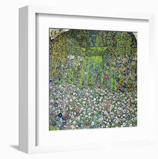 Garden Landscape with Hilltop-Gustav Klimt-Framed Giclee Print