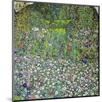 Garden Landscape with Hilltop-Gustav Klimt-Mounted Giclee Print