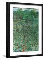 Garden Landscape-Gustav Klimt-Framed Art Print