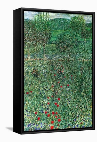 Garden Landscape-Gustav Klimt-Framed Stretched Canvas