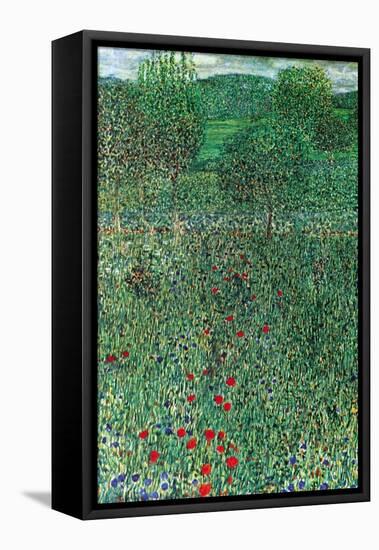 Garden Landscape-Gustav Klimt-Framed Stretched Canvas