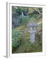 Garden Lantern, Shugakuin Imperial Villa, Kyoto, Japan-Rob Tilley-Framed Premium Photographic Print