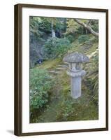 Garden Lantern, Shugakuin Imperial Villa, Kyoto, Japan-Rob Tilley-Framed Photographic Print