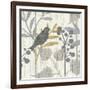 Garden Leaves Square III-Hugo Wild-Framed Art Print