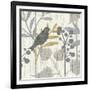 Garden Leaves Square III-Hugo Wild-Framed Art Print