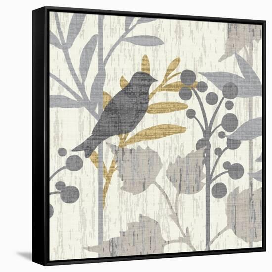 Garden Leaves Square III-Hugo Wild-Framed Stretched Canvas