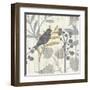 Garden Leaves Square III-Hugo Wild-Framed Art Print