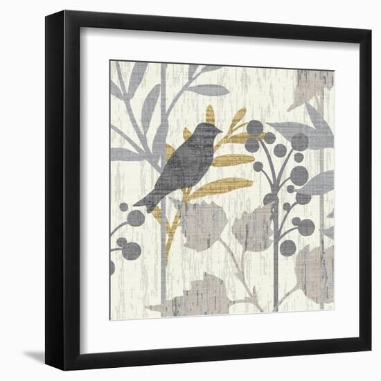 Garden Leaves Square III-Hugo Wild-Framed Art Print