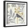 Garden Leaves Square IV-Hugo Wild-Framed Art Print