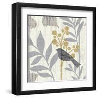 Garden Leaves Square IV-Hugo Wild-Framed Art Print